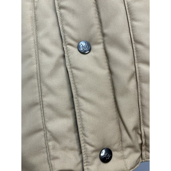 CAMEL Vest Camel/Brown Reversible Northern Goose Down Puffer Size Small - Picture 5 of 11
